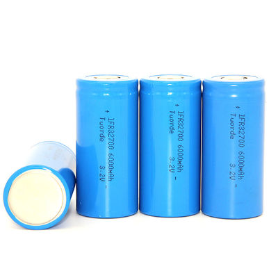 6000mAh Célula de iones de litio recargable cilíndrica 32 mm x 70 mm 32700 5C