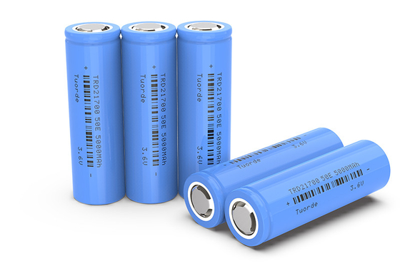 21700 Célula de batería de iones de litio 5000mAh Recargable para uso industrial y comercial