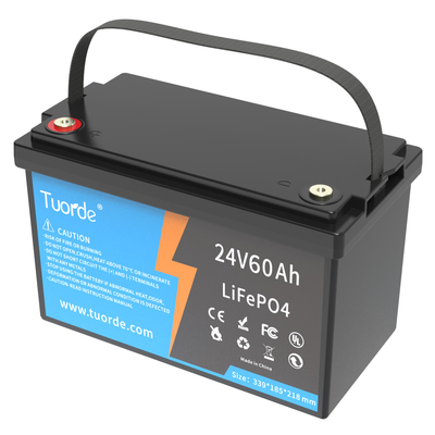 Seguridad Batería de reemplazo de plomo ácido 24V 60Ah Tipo de almacenamiento de energía de ciclo profundo