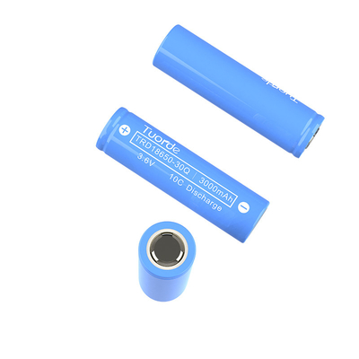 Batería de litio de alta potencia de descarga 18650 3000mAh Células cilíndricas de 10C