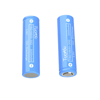 Batería de litio de alta descarga de iones de litio 18650 3000mah Batería recargable de cilindro 10C Descarga