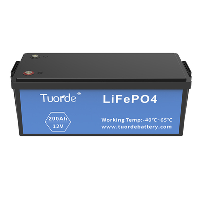 Batería de litio hierro fosfato de 12V 200Ah Batería UPS de alta capacidad