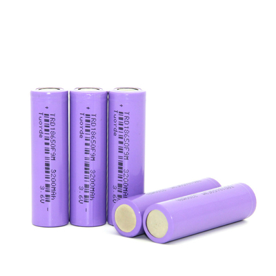 Compacto ligero 18650 Batería de litio 3200mAh 3.6V 3C
