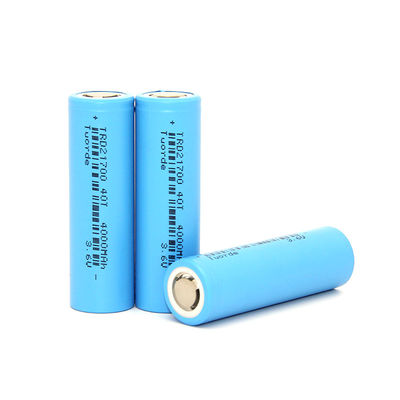 Baterías de hierro de litio de alta capacidad, 21700 Batería de litio 4000mAh 3.6V