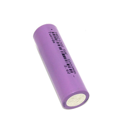 3.7V 5000mAh Célula recargable de iones de litio, 21 mm * 70 mm Baterías de hierro de litio 2C Descarga