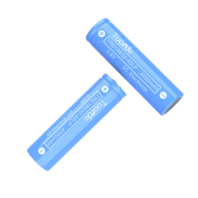 Confiable Ion de litio 18650 Batería recargable 4000mAh 2C con protección completa