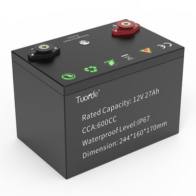 Batería LTO de baja temperatura 12V 27AH para arranque de automóviles con 20000 ciclos de vida